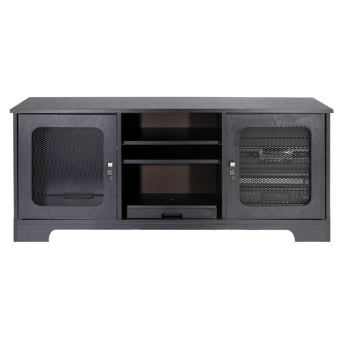 Dual 12U + Center Shelving Boardroom Group Credenza