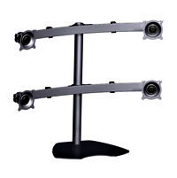 Widescreen Quad Monitor Table Stand