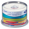 80 Minute, 700MB, 1-12x, Silver CD-R Disc, Thermal Printable (250 Pack - 5 Spindles of 50)
