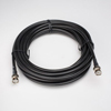25' UHF Remote Antenna Extension Cable, BNC-BNC, RG8X/U Type