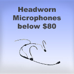 Headworn Mics under 80